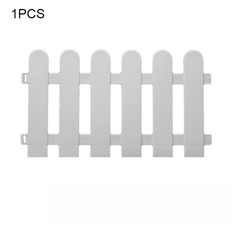 5pcs/set Indoor Outdoor Garden Fence Plastic Fence for Garden Courtyard Kindergarten Flower Vegetable Small Fence DIY Decoration: 50x30cm  1pcs