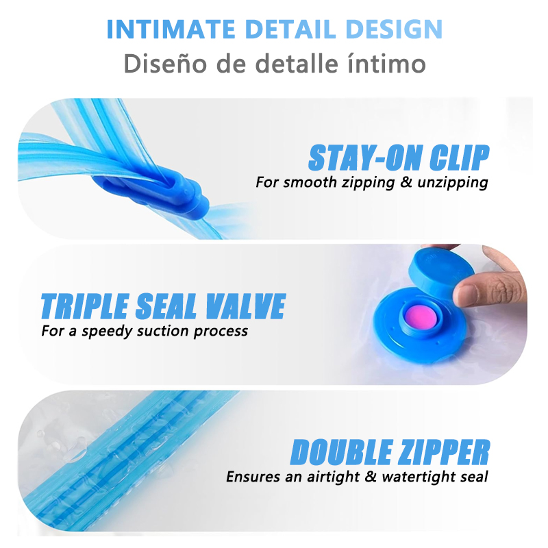 Sacchetto sottovuoto per vestiti, sacchetto sottovuoto con pompa, elementi essenziali per il viaggio, sacchetti salvaspazio per trapani, coperte, organizer per riporre oggetti