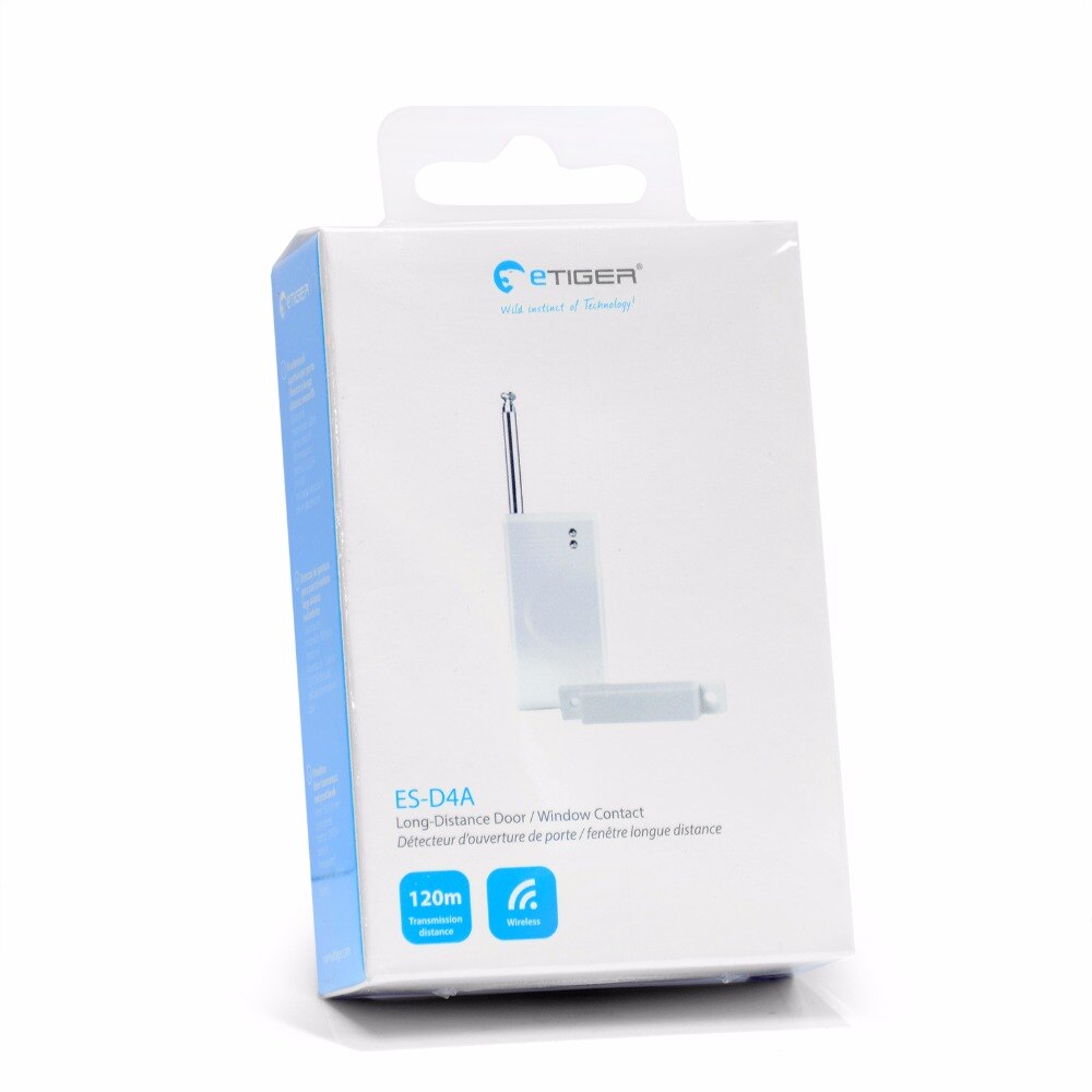 eTIGER ES-D4A Long-Distance Door/Window Contact Good price Wireless Door sensor