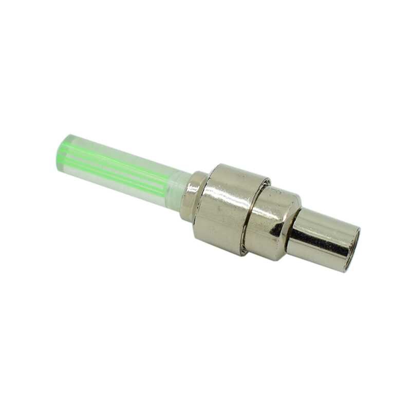 Led Bicicleta Fiets Licht Neon Wiel Mondstuk Ventiel Glow Stick Licht Rijden Fiets Verpakking Lampen Luz bicicleta: Green Light