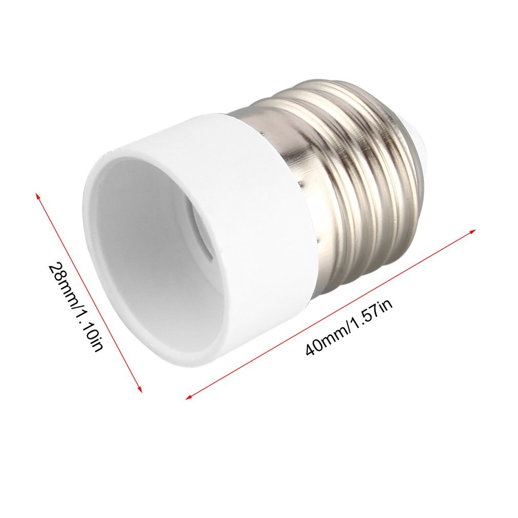 Vuurvast Materiaal E27 Om E14 Lamphouder Converter Duurzaam Thuis Socket Conversie Draagbare Gloeilamp Base