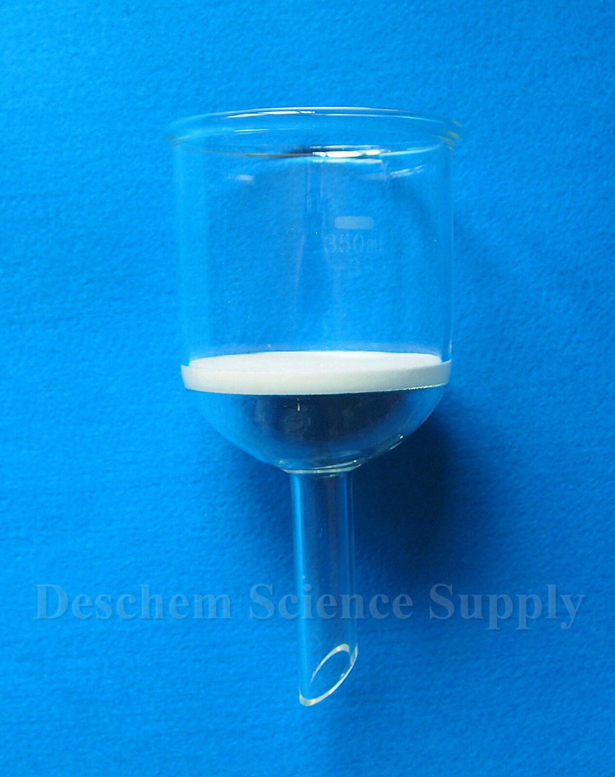 350ml,Glass Buchner Funnel,#3 Coarse Filter,Straight Tube,Chemistry GG17 Labware