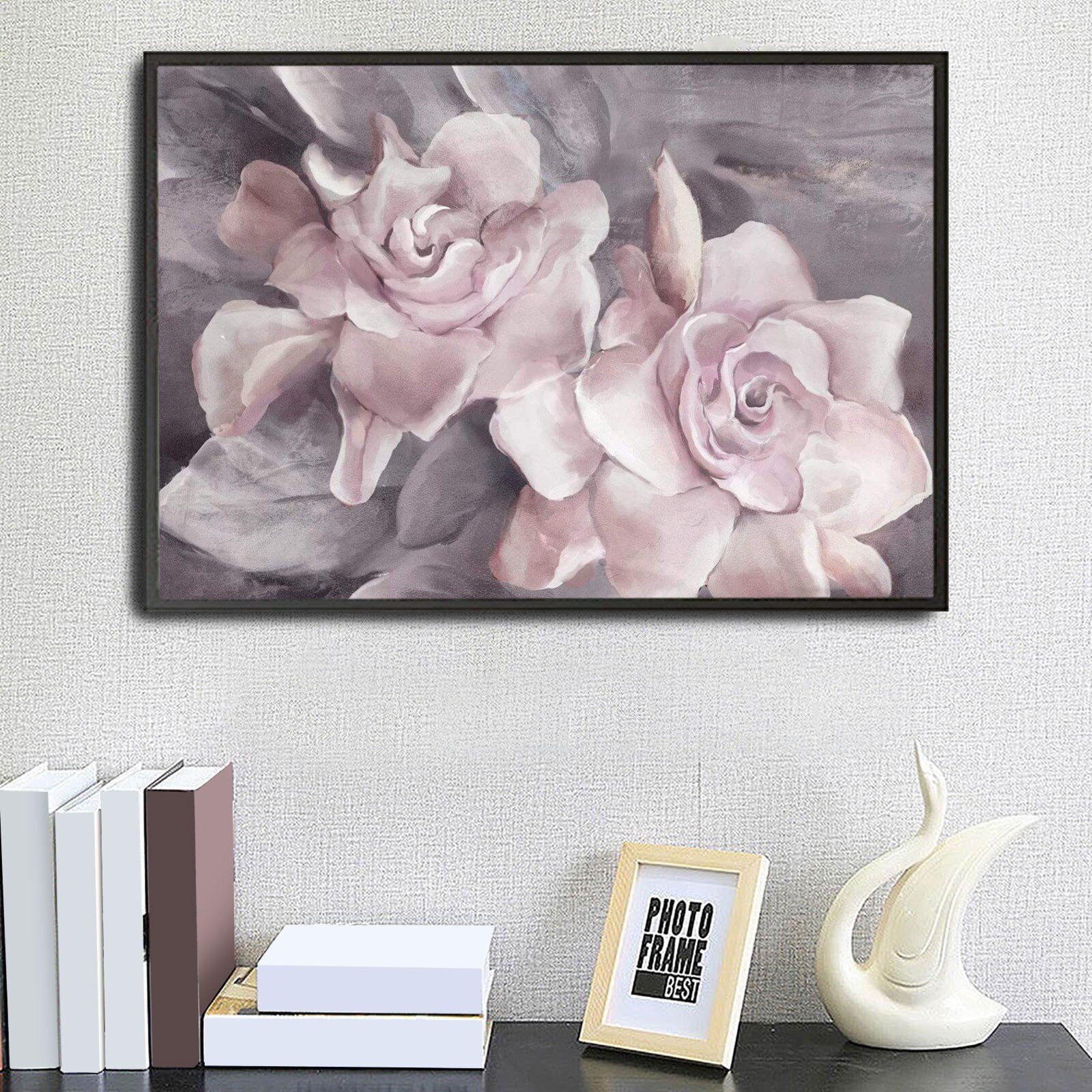 Rose Oil Painting Colorful Diy Oil Painting Set (frameless) 40x30cm Painting By Numbers Adults Home Decoration