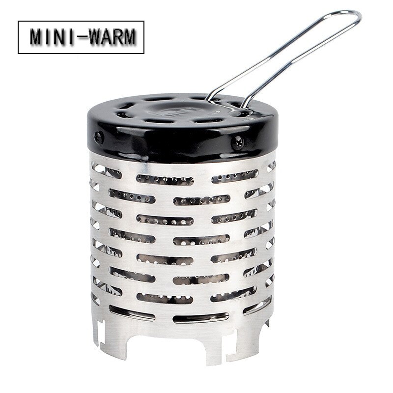 Outdoor Mini Heating Hood Stove Tent Heater Equipment Camping Portable Autumn And Winter Stainless Steel Heating Heating Hood