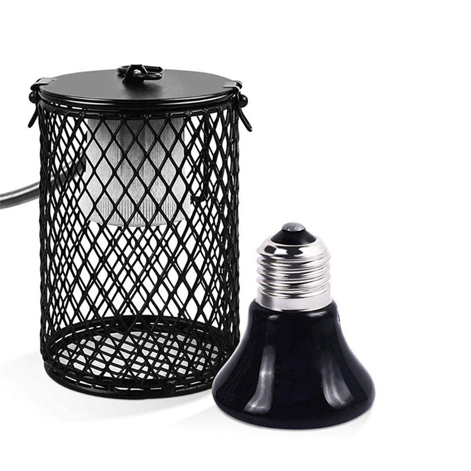 Lampe chauffante en céramique Pet 110 W, 220V/100 V, E27, ampoule Anti-brûlure pour Reptile, support pour tortue, lézard araignée: US