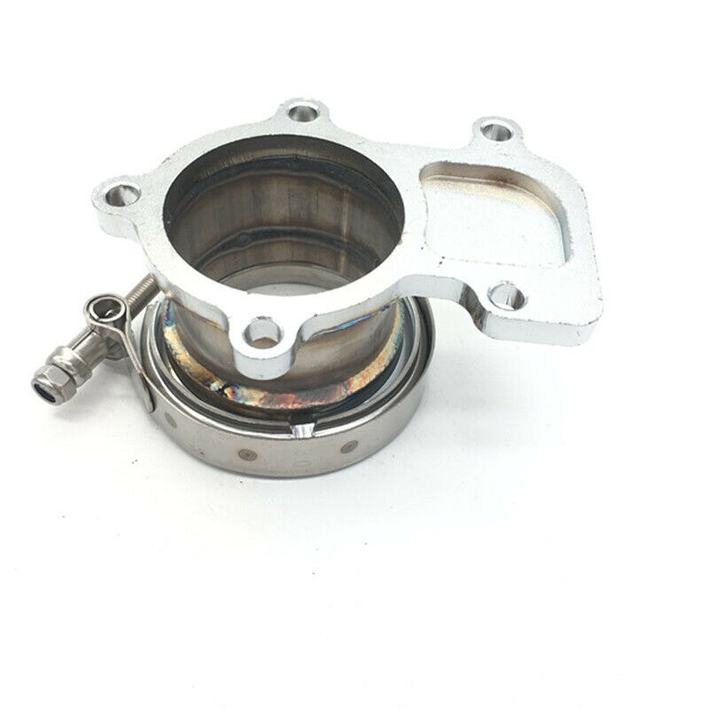 M8 Thru Holes Stainless Steel for Holset WH1C HX35 HX35W Downpipe Turbo Flange to 3 V-band Adaptor Flange to V-band Adaptor 