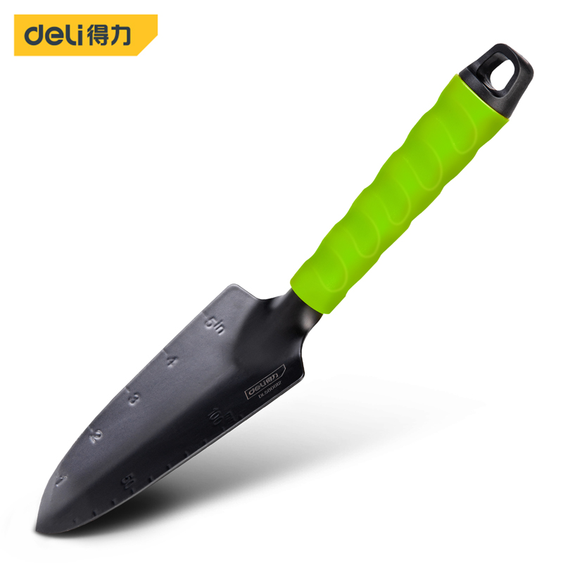 Deli-Juegos de herramientas de jardinería, pala, azada, grada, 1/3/4 Uds. Con mango recubierto de PP, herramienta para bonsái de jardinería, trasplante de tierras agrícolas y césped y jardín: Gris oscuro