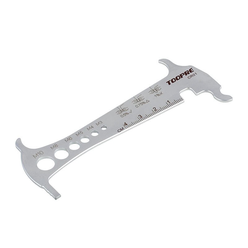 TOOPRE mountain bike / road car chain measuring ruler wear gauge measuring chain ruler caliper inspection tool