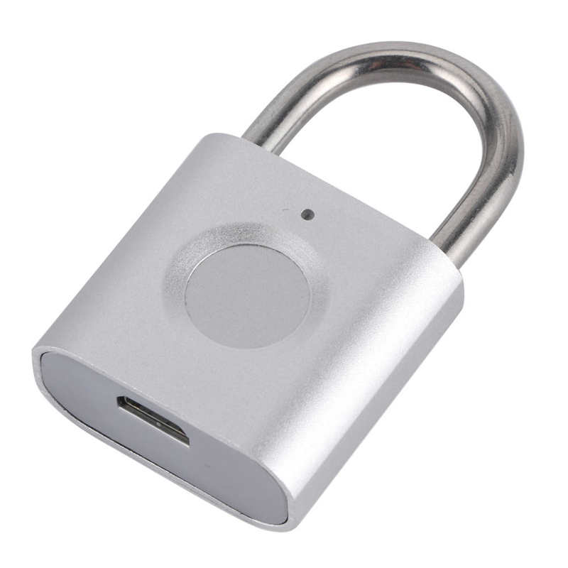 laptop safety laptop locks Smart Fingerprint Padlock Electric Long Standby Time Lock for Fitness Room Cabinet Door Locking