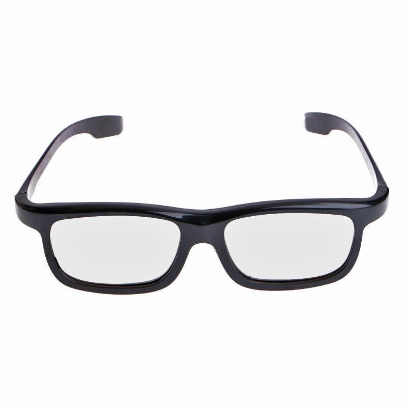 Circular Polarized Passive 3D Stereo Glasses Black RD3 For TV Real D 3D Cinemas Support