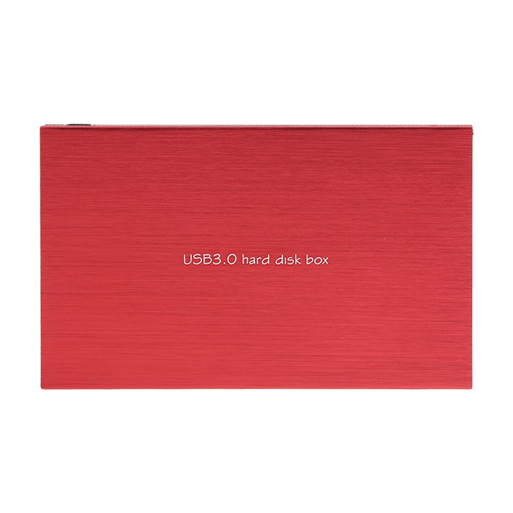 USB 3.0 to SATA Mobile Enclosure 2.5 inch HDD SSD External Case Hard Disk Box for Household Computer Accessories: Red