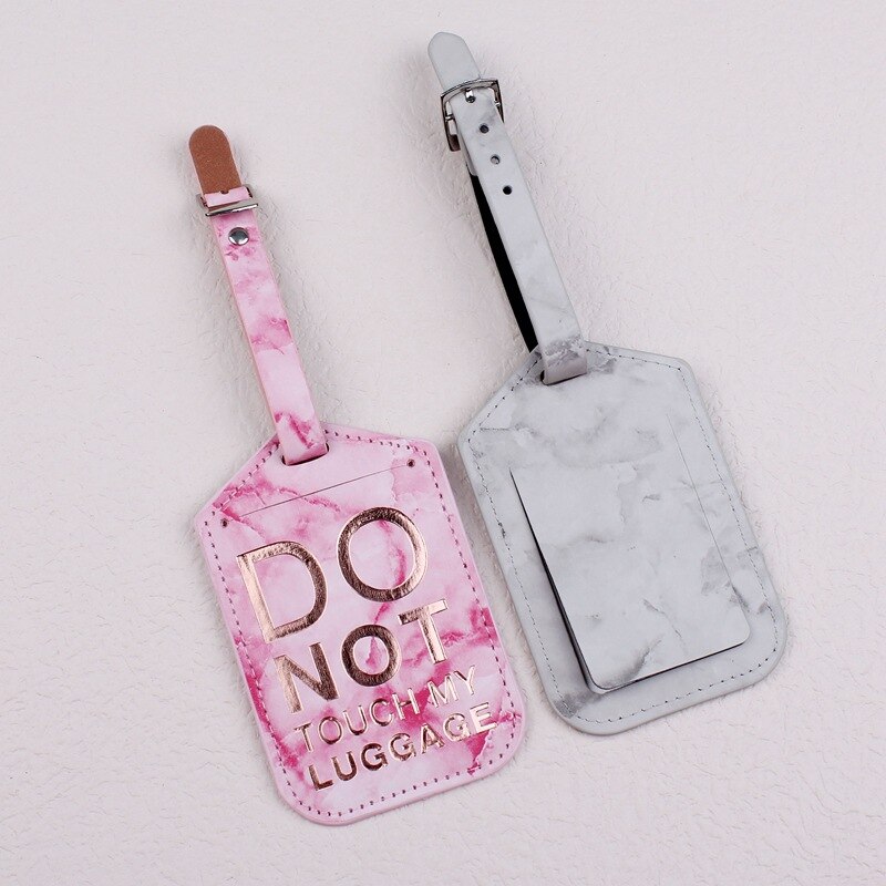 New Fashion creativo accessori da viaggio di alta qualità etichetta per bagagli PU valigia IDAddres titolare etichetta per imbarco bagagli etichetta portatile
