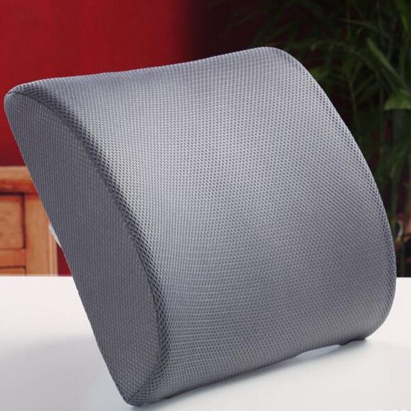 Car Memory Foam Breathable Car Seat Gap Filler Lumbar Cushion Back Waist Support Travel Pillow Car Seat Home Pillow