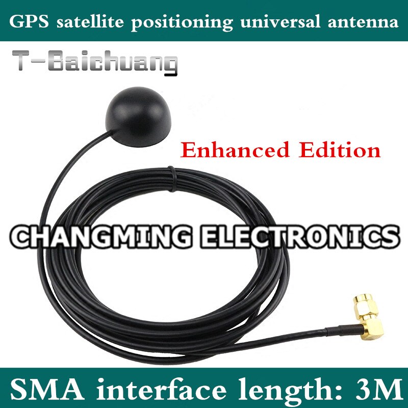 GPS antenne ronde ultra-kleine GPS antenne gps antenne SMA openbare elleboog GPS universele dagen FreeShipping5PCS