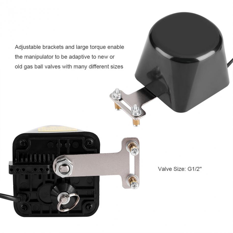 G1/2'' Electric Automatic Manipulator Shut Off Valve High Pressure Hydraulic Valve for Alarm Gas Water Pipeline Security Device