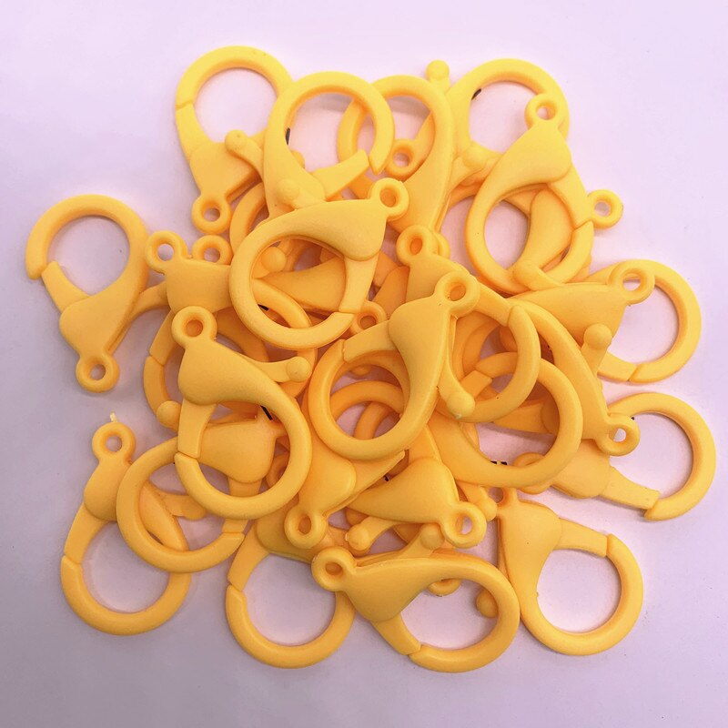 10 sztuk/partia 35*20mm cukierkowe kolory Lobster klamrami haki breloczek słodkie breloki dla DIY Charms brelok two...: 10