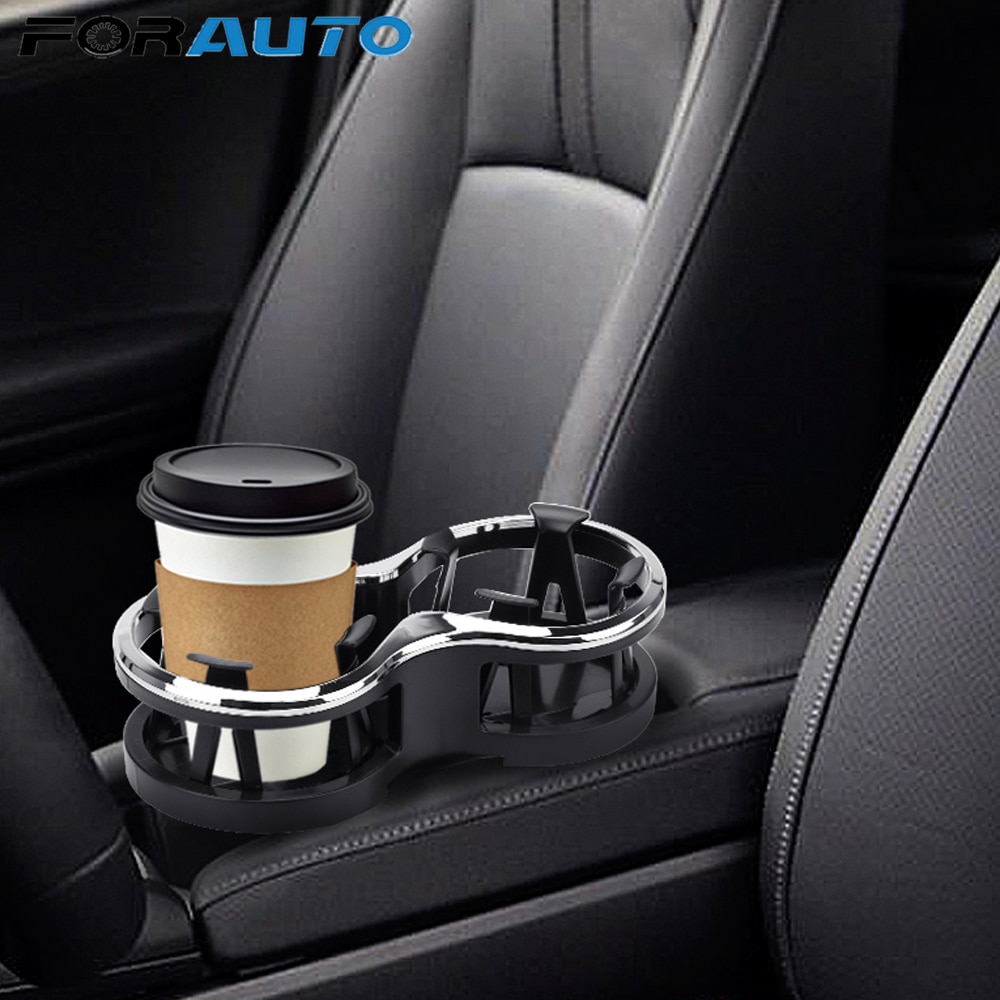 Forauto multifunksjonell bilmontert glassstativ modifisert fast bilsett glass askebegerstativ bil for tekopp tallerken drikkeholder