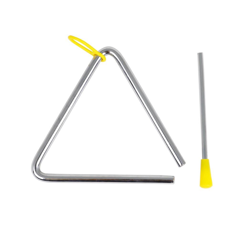 10 Pcs/set Musical Instruments Set 6 Inch Red Hand Tambourine + Double Rain Sound + Yellow Sand Egg