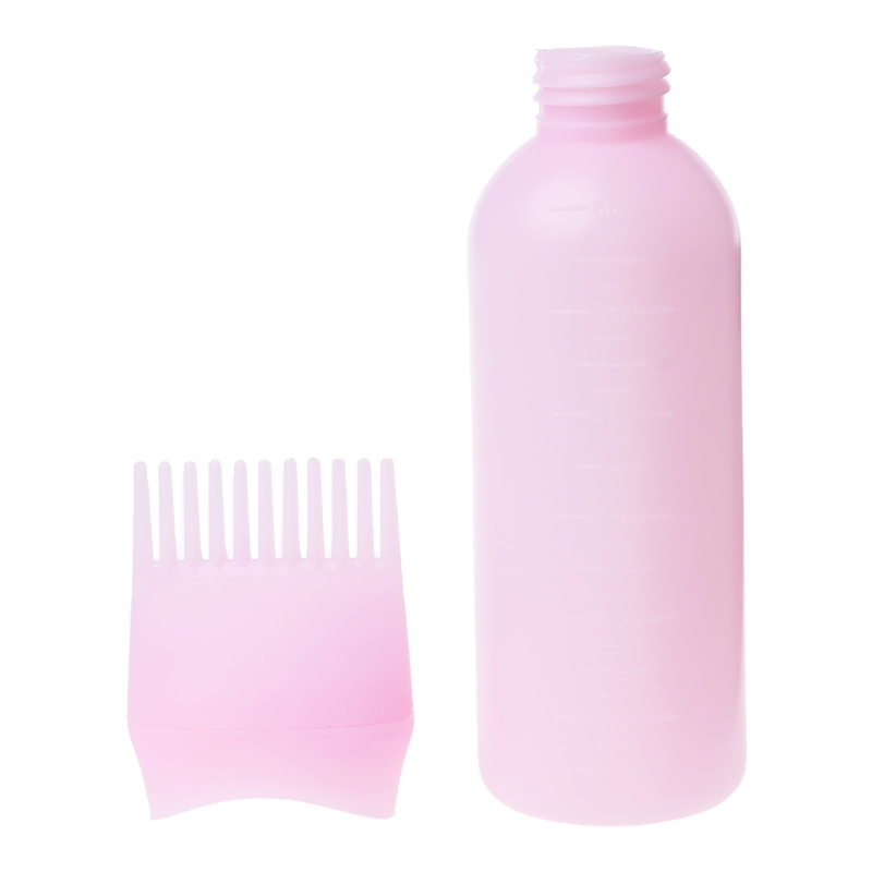 Teinture pour cheveux bouteille applicateur peigne distribution 120ML Salon cheveux coloration teinture