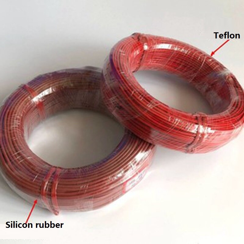 12K 33Ohm Teflon Silizium Kohlenstoff Faser Flammschutzmittel Elektrische Heißer Draht Anbau Gewächshaus Bauernhof Pflanzen Heizung Kabel