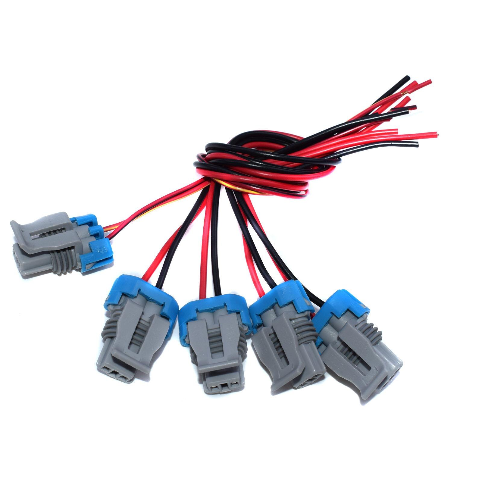 ABS Wheel Speed Sensor Wiring Harness Connector Pigtail Cable Plug For Pontiac Firebird Chevrolet Camaro 1993-2002 15306302: 5 pieces