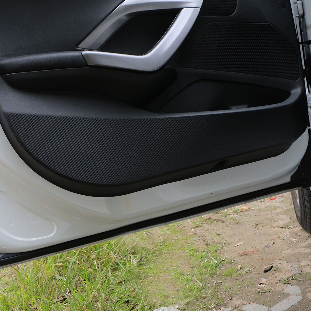 Jameo Auto Carbon Vinyl Auto Binnendeur Bescherming Film Stickers Voor Peugeot Sticker Accessoires