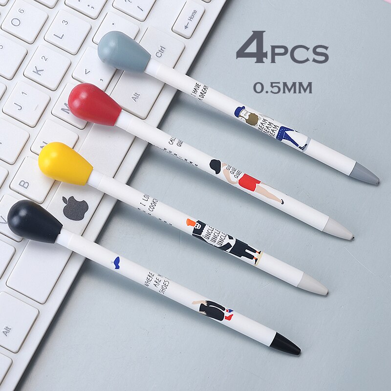 M&amp;G Sakura Mechanical Pencil 0.5mm Lead Automatic Pencils Student Drawing for school office supplies: 4pcs
