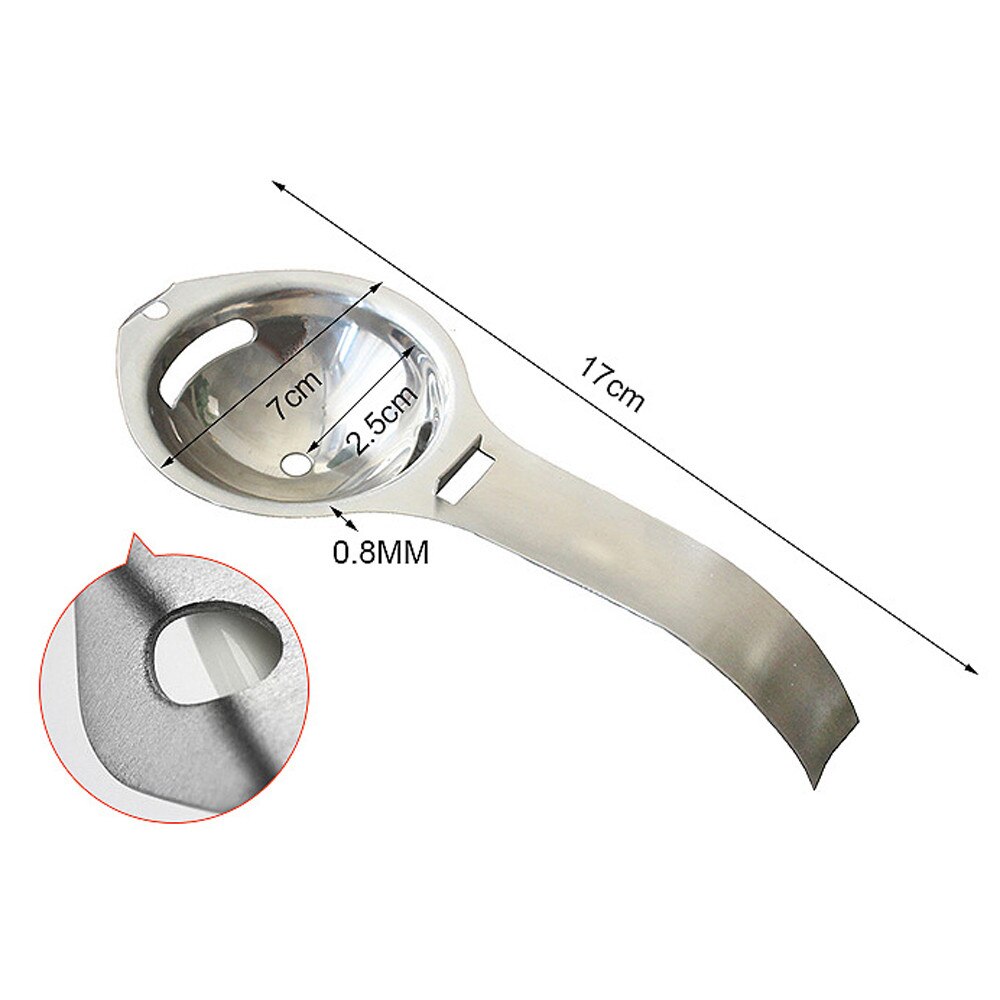 Rvs Eigeel White Separator Koken Tool Keuken Gadget Zilver keukenhulpjes keuken eieren gereedschap cocer huevos