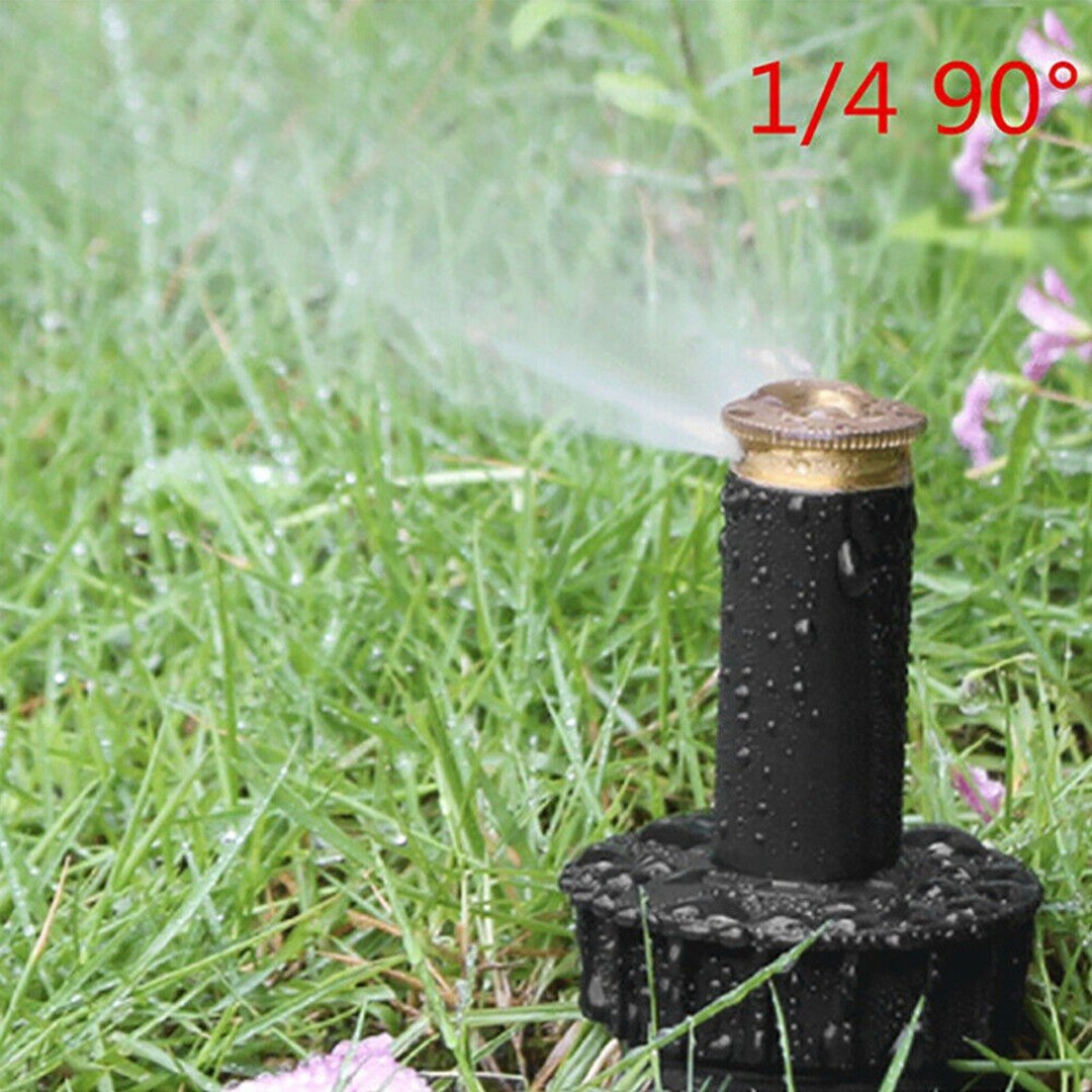 90-360Degree Automatische Intrekbare Sproeisysteem Sprinklers Verstelbare Gazon Sproeier Watering Sprinkler Hoofd Tuin Watering Nozzles: 90