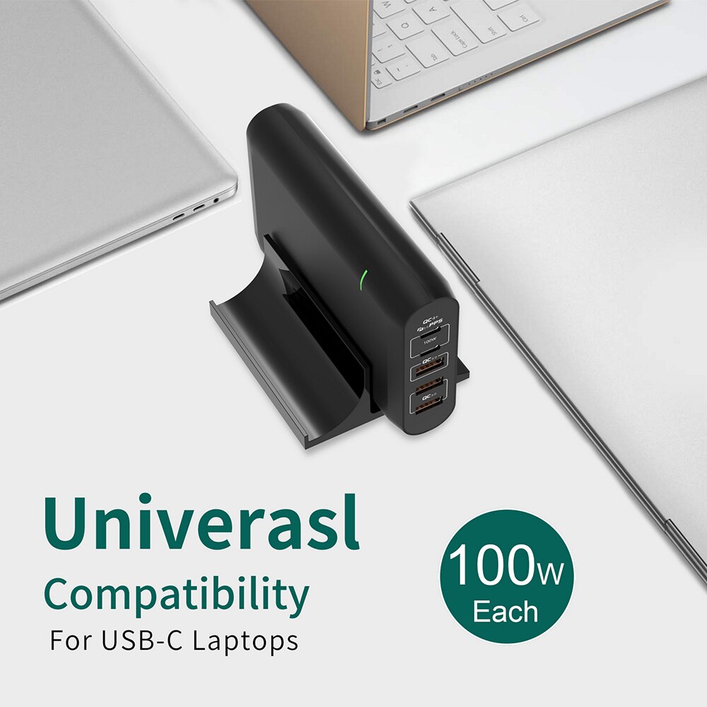 Caricabatterie rapido USB C GaN SiC da 110W carica rapida 4.0 3.0 QC 100W tipo C PD 65W caricabatterie rapido per Macbook Pro iPad iPhone Samsung Xiaomi