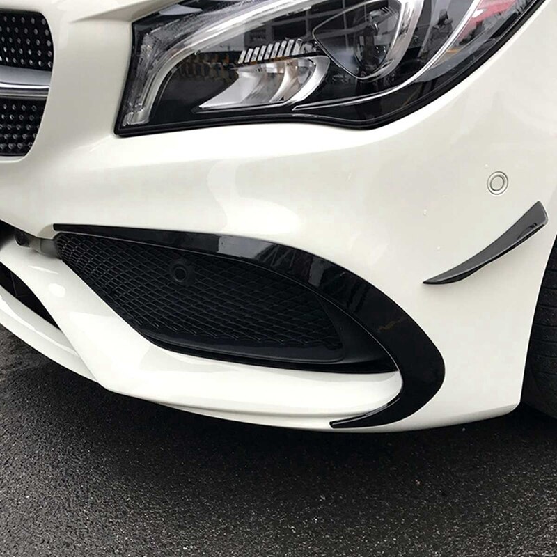 Hiilikuitu etupuskurin jakajan spoileri malleille mercedes-benz  w117 cla 45 cla 200 cla 220 cla 250 cla 260 amg