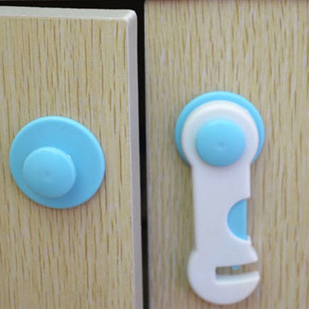 4 Stuk Multifunctionele Kast Lock Kind Veiligheid Bescherming Koelkast Veiligheidsslot Ladeblokkering Baby Veiligheid Anti-Snuifje Hand