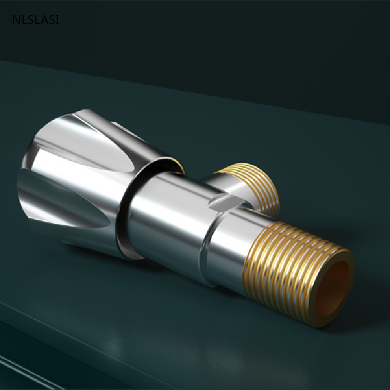 Red and Blue Stainless Steel and Cold Water Valve Flow Control Thread Bathroom Toilet Washbasin Basin Angle Valve