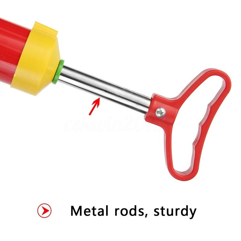 Powerful Bathroom Blocked Toilet Sink Multi Drain Buster Plunger W/2 Suckers for Sink Cleaning Tool