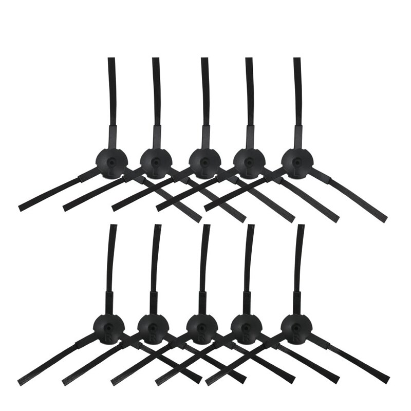 10-- pack vervangende zijborstels voor ilife  v3 v5 a6 a4 a4s robotstofzuiger: Default Title