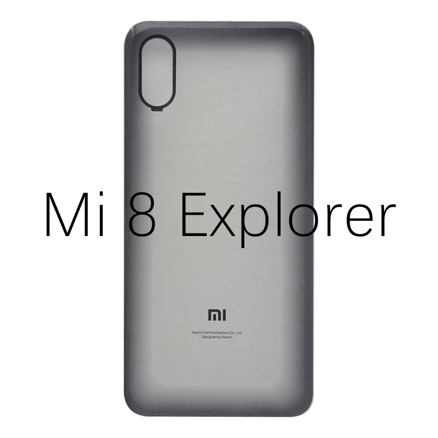 Voor Xiao mi mi 8 lite back Battery Cover Achter Glas Deur Behuizing Case Voor Xiao Mi Mi 8 se batterij Cover mi 8SE 8 lite Explorer