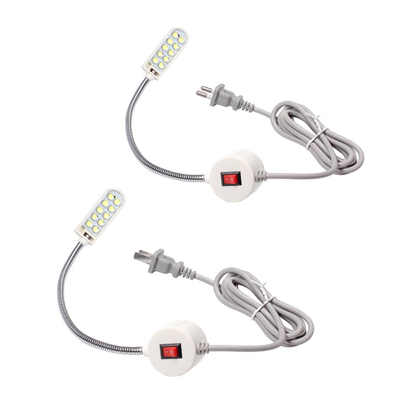 Lumière lumineuse superbe de Machine à coudre de 10-30 LED avec la lampe multifonctionnelle de travail de col de cygne de Base pour des tours perceuse des établis de Presses