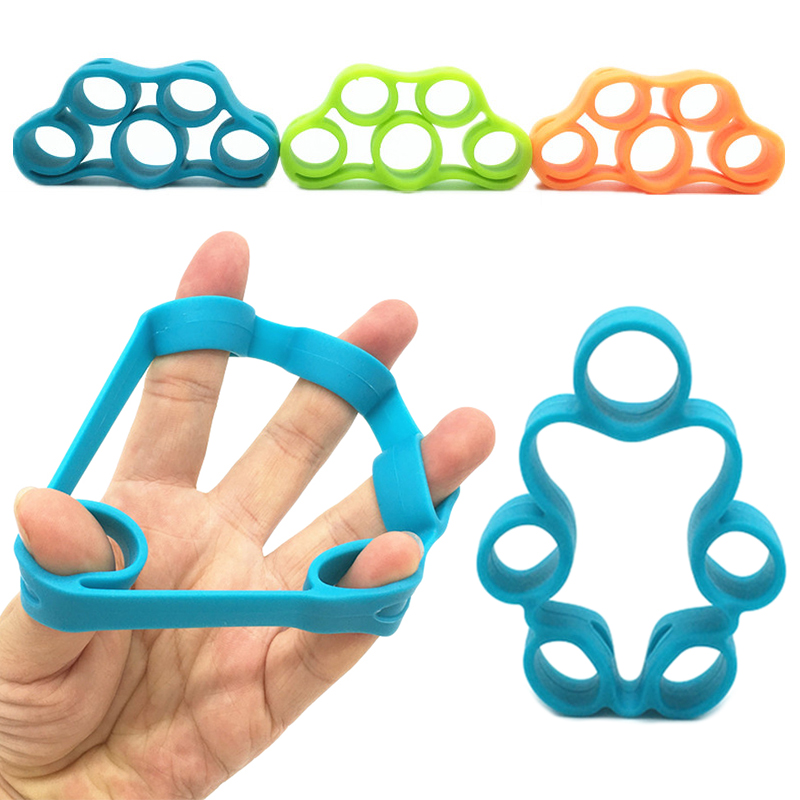 Bandas de resistencia para dedos, pinza de mano, estirador de entrenamiento de muñeca antebrazo, expansor de ejercicio de tirar anillos, equipo de Fitness, 1 ud.