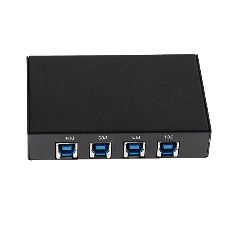 USB 3.0 sharing switch 4 in 1 out Switch Adapter Box 4 Computer Shared mobile hard drive USB Device Printer Scanner