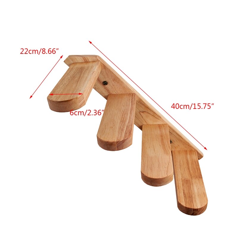 Gradini per arrampicata su parete in legno per gatti montaggio a parete scaffali per gatti scala per scala per interni gatto gattino scalatore gatto mensola a muro mobili