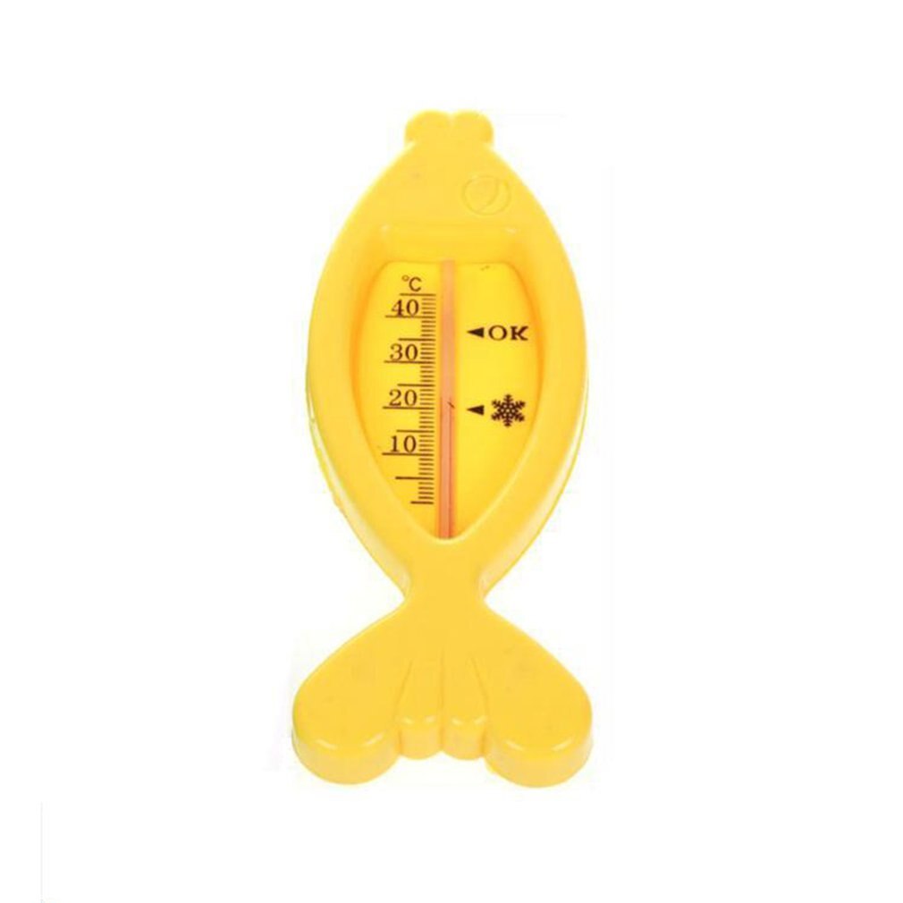 Termómetros no tóxicos resistentes a altas temperaturas húmedos secos dobles para niños pequeños, termómetros de medición para la ducha, cuidado de seguridad, novedosa forma de pez: Default Title