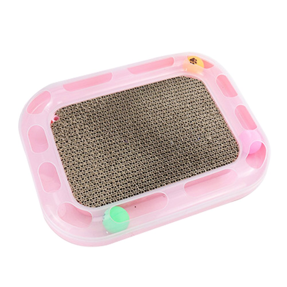 Sisal Cat Scratch Board Toys Kitten Climbing Furniture Carpet Protector Pad Board Pet Supplies Cat Scratcher Toys: Pink