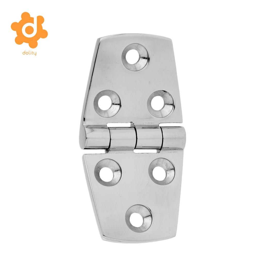 Durable 316 Marine Stainless Steel Casting Strap Hinge Door Hinge for Boat Yacht RV 3' x 1.5'