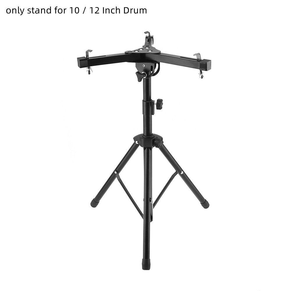 8 Inch Rubber Wooden Dumb Drum Beginner Practice Training Drum Pad with Stand / Stick Optional for Percussion Instruments Parts: only stand type 3