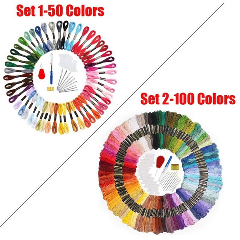 Embroidery Cross Stitching Punch Needle Starter Kit Magic Embroidery Pen Punch Needle,Embroidery Hoops,Cross Stitch Cloth,Thread