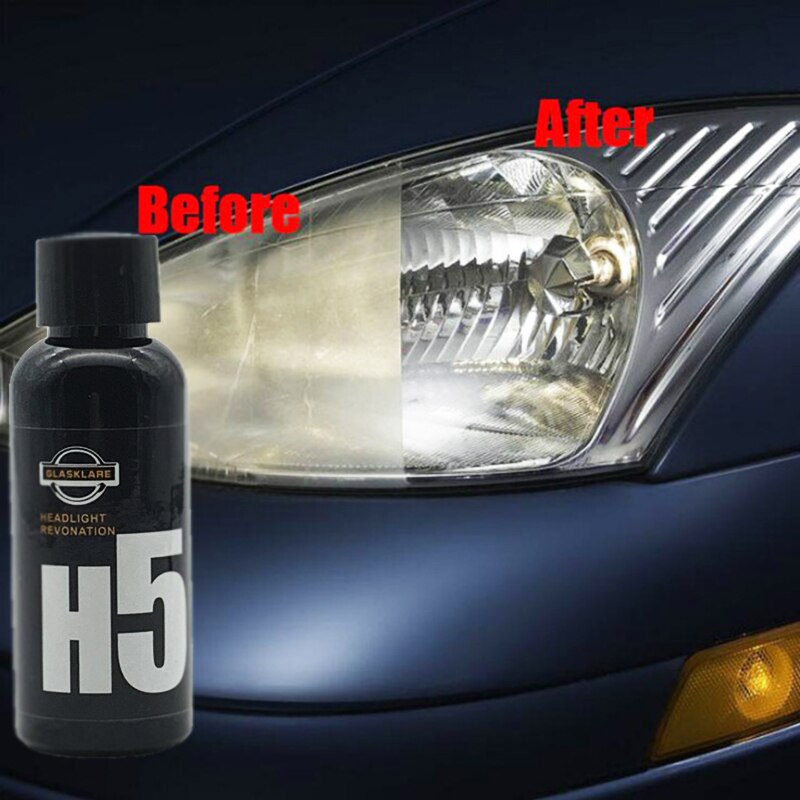 50ml h5 auton ajovalojen kiillotus naarmu kunnostusaine kiillotus takki autojen hoito auto pinnoitteen korjaus nestemäinen auton muotoilu