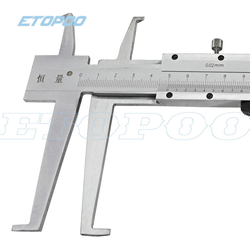 Calibrador vernier profissional com garra dupla, 9-150mm, ferramenta de medição de precisão, bisel vernier interno, ferramenta de medição