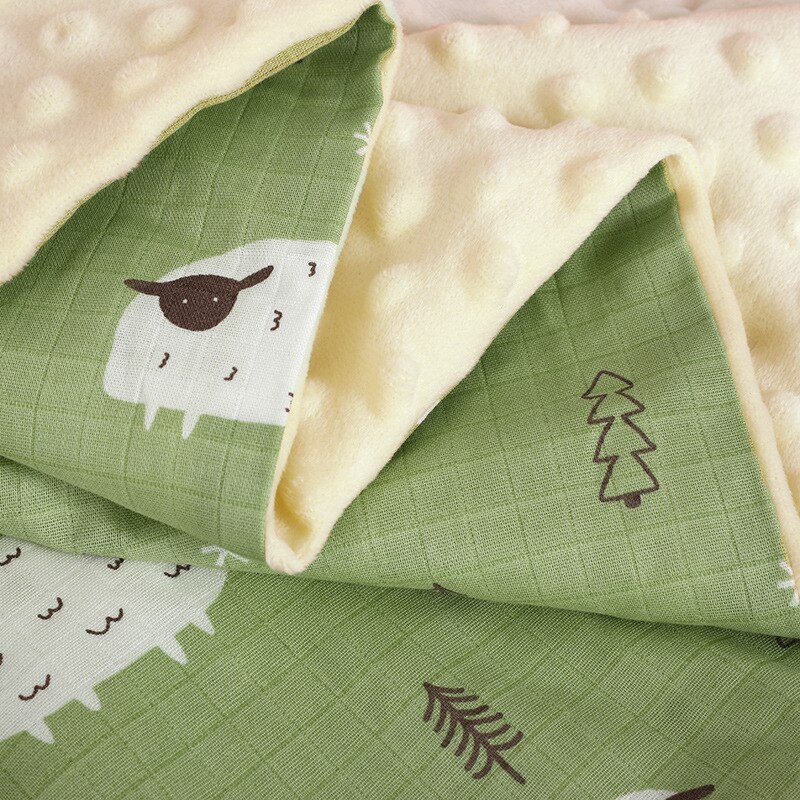 Elinfant – couverture d&#39;emmaillotage en mousseline, 70x110cm, 1 pièce, pour bébé, douce et chaude, lavable, confort,