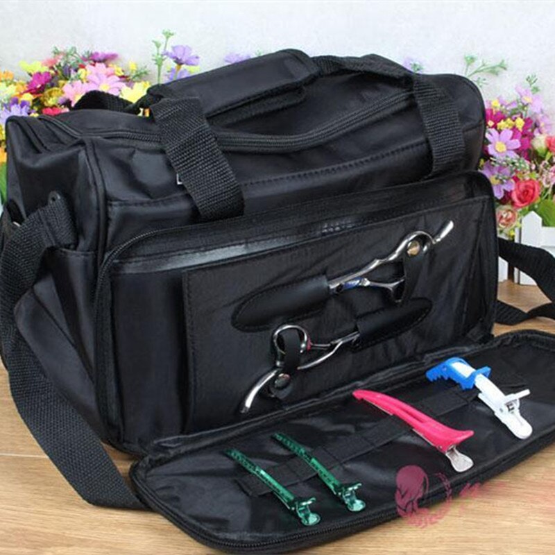Bolsa de ferramentas de cabeleireiro profissional, estilistas de cabelo, tesoura de pentear, bolsa de armazenamento