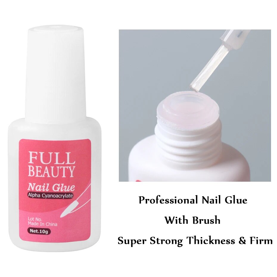 Nagel kleber Gel für falsche Spitzen Nagel Kunst Dekoration Klebe werkzeug falsche französische Spitzen Kleber Gel schnelle Verlängerung kleben für NäGel